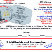 2023-Badger Steam Show Buckle Flyer-New IH